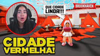 COMO CONSTRUIR UMA CIDADE TODA VERMELHA EM BROOKHAVEN 