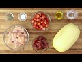 Spaghetti Squash With Grilled Chicken And Sun Dried Tomatoes