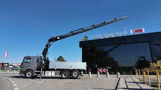 شاحنة قلابة Volvo FM 450 6x2 HIAB 288 E-6 HIPRO Crane Grab Tipper | صورة 4 - Autoline