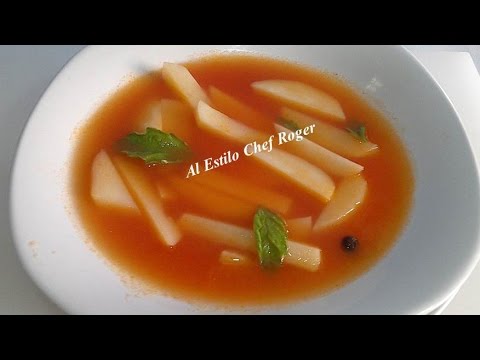 SOPA DE PAPA, como hacer sopa Video