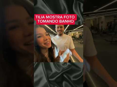 TILIA mostra foto no banho #tiliaoficial #tilia #bdj #jonvlogs #shorts