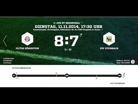 C1-U14-Junioren | 1.FC-TSG Königstein - FSV Steinbach: RÜCKBLICK |  Kreispokal Hochtaunus 2014/15