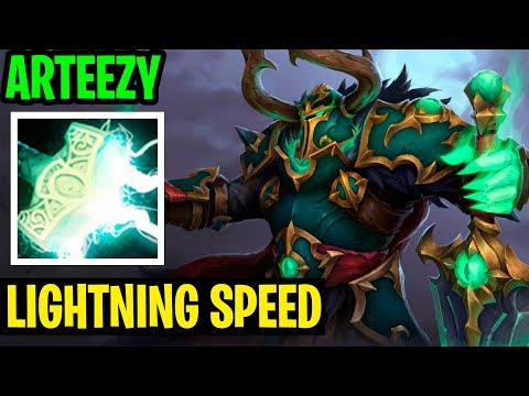 LIGHTNING SPEED - Arteezy Wraith King - Dota 2
