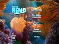 Opening To Finding Nemo 2003 DVD Disc 1 Widescreen
