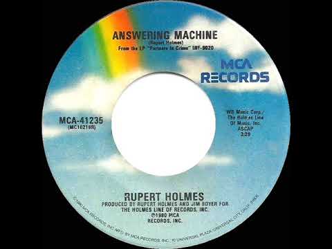1980 HITS ARCHIVE: Answering Machine - Rupert Holmes (stereo 45)