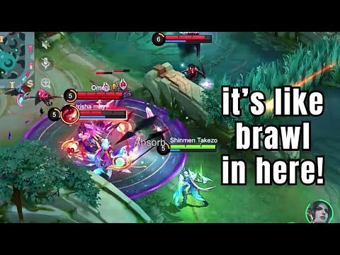 Non-stop Fighting From Level 1! | Karrie Mobile Legends Shinmen Takezo