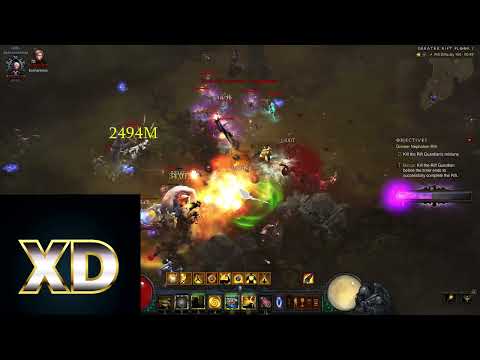 [ Diablo 3 ] S25 Rank 1 World Monk 1:55