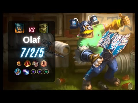 Olaf Jungle vs Ivern - EUW LoL Challenger 13.17