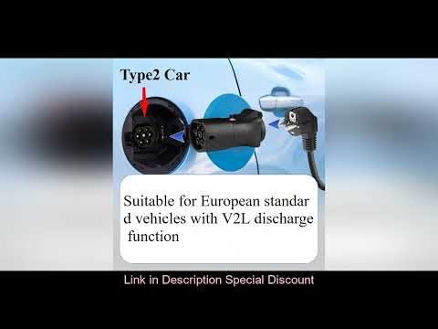 V2L Discharger Optional Plug V2L Vehicle to Load Type 2 Support MG BYD SMART Xpeng Discharge For Typ