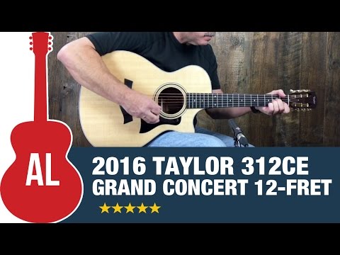 Видеообзор электроакустической гитары Taylor 312ce