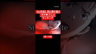 【412作品】見た僕が選ぶ神アニメランキング‼️1位～15位