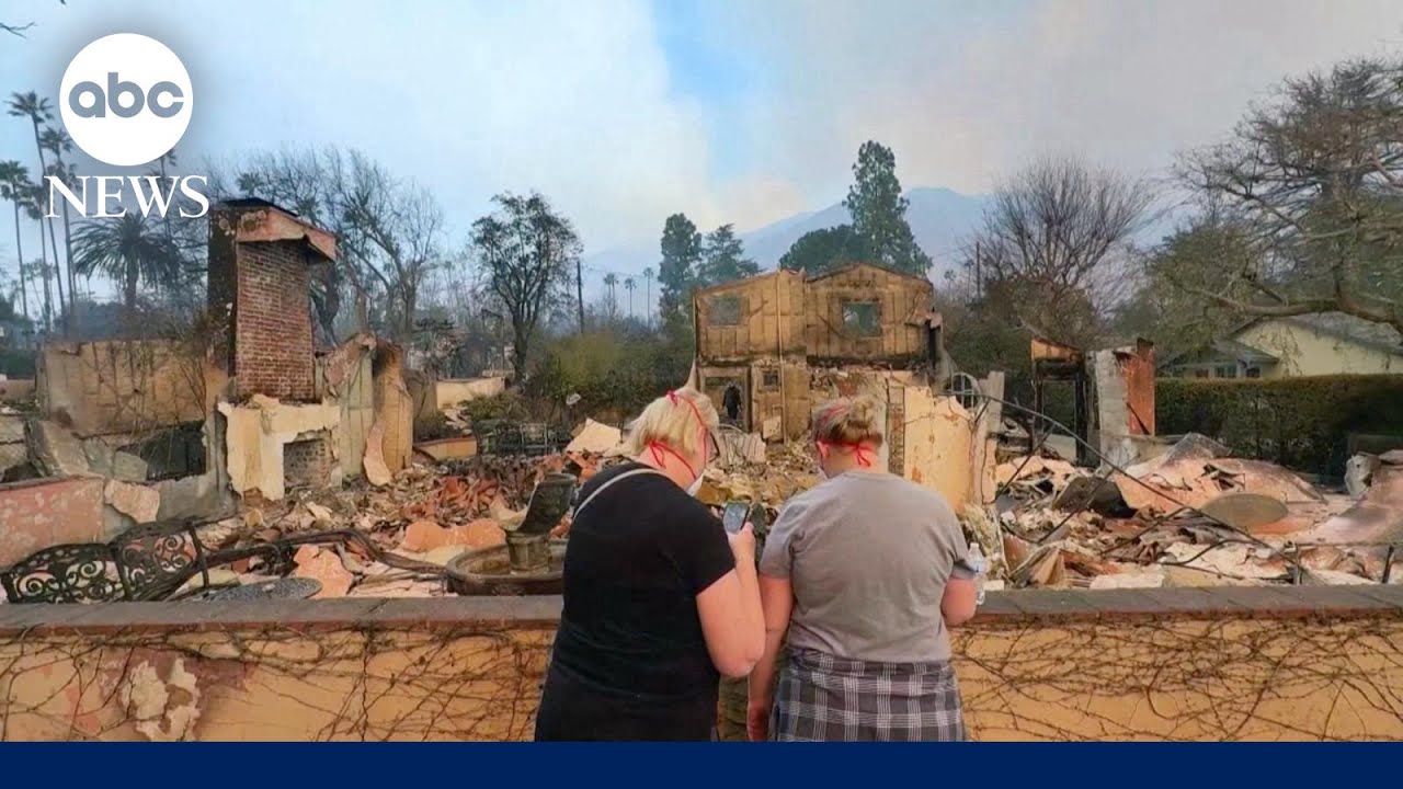New images show devastation across Los Angeles from wildfires