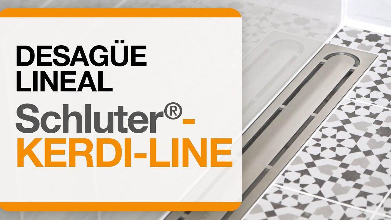 Cómo instalar el desagüe lineal Schluter®-KERDI-LINE