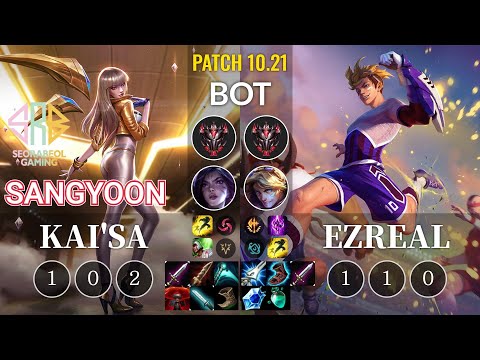 SRB Sangyoon Kai'Sa vs Ezreal Bot - KR Patch 10.21