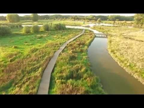 Drone opname natuur Bergenmeersen - Wichelen 1 sept 2015