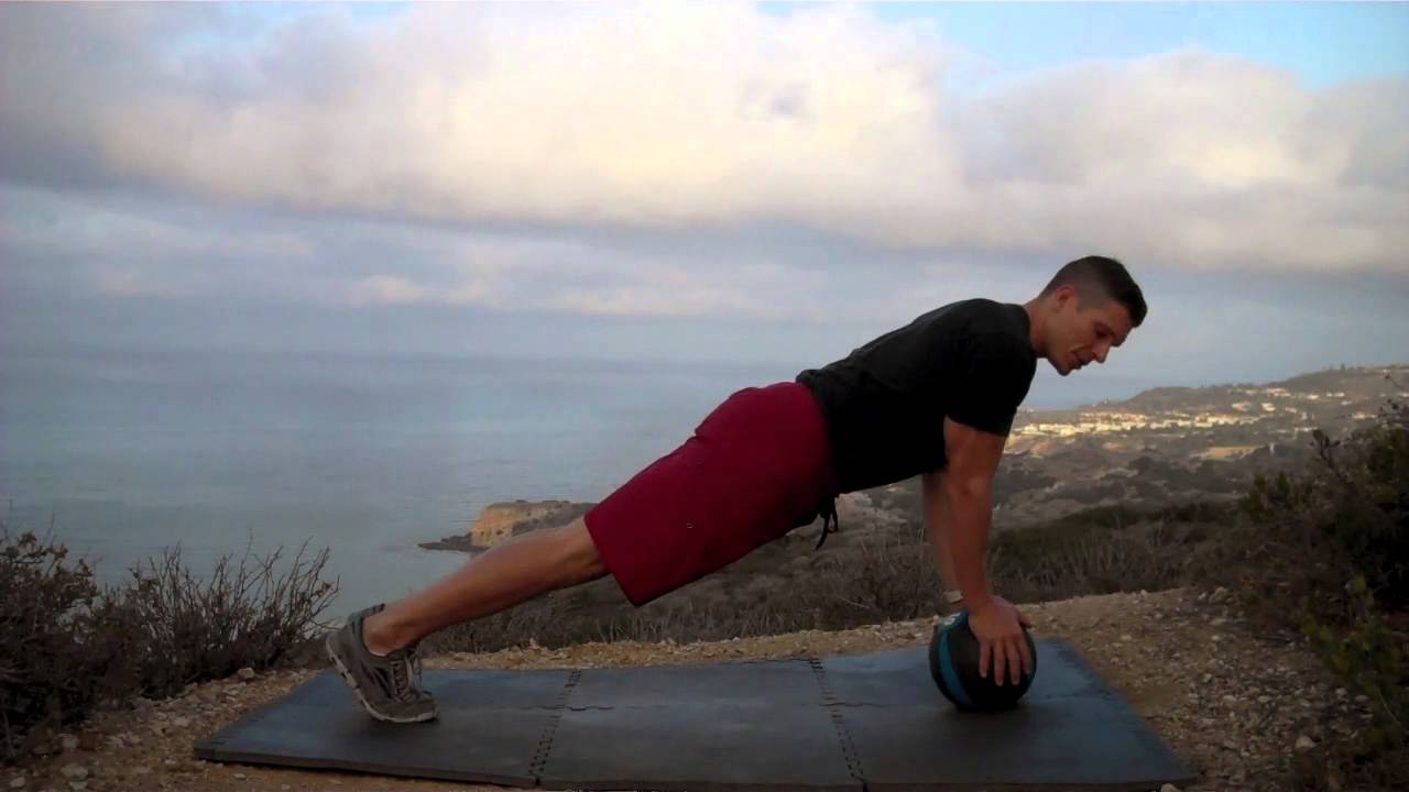Medicine Ball Plank - YouTube