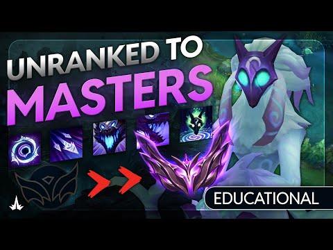Educational UNRANKED to MASTERS on KINDRED GUIDE - How to Master Kindred in Every Elo