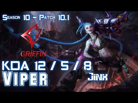 GRF Viper JINX vs SENNA ADC - Patch 10.1 KR Ranked