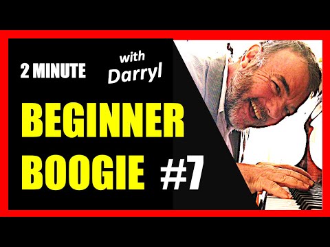 Two minute boogie woogie piano lesson #7