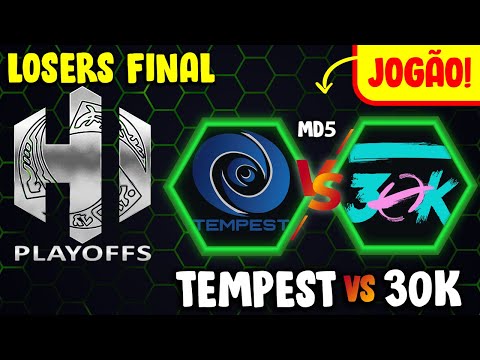 [Heroes International LAN Playoffs] LOSERS FINAL - Tempest x 30K [PT-BR] HotS 2022