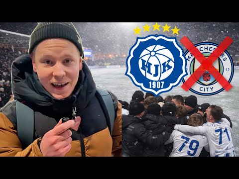 HJK VOITTAA Manchester Cityn | matsivlogi
