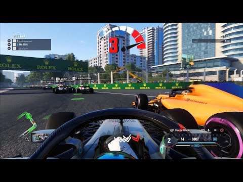 F1 2018 Career Mode - Part 3 - FIRST BIG CRASH!