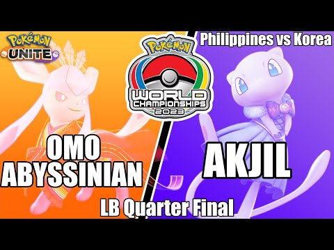 OMO Abyssinian vs Akjil - World Championships 2023 LB Quarter Final | Pokemon Unite