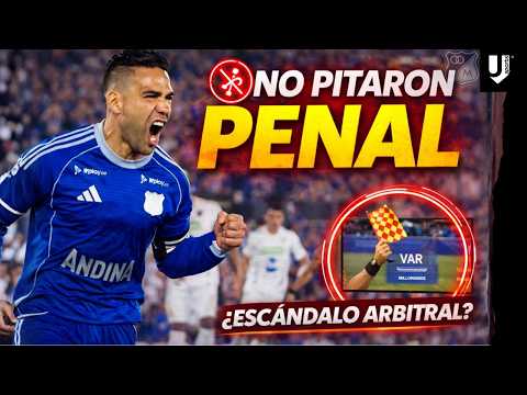 ¿Era penal para Falcao? La polémica arbitral que explotó en Millonarios vs Santa Fe