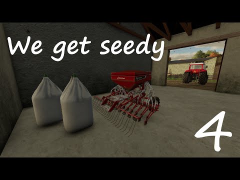 Getting fields re-seeded - The Old Stream Farm  E4 - Lets Play FS22 - Farming Simulator
