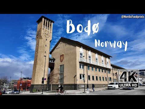 Bodø, Norway | Walking Tour [Captions 🎧 Immersive] [4K]
