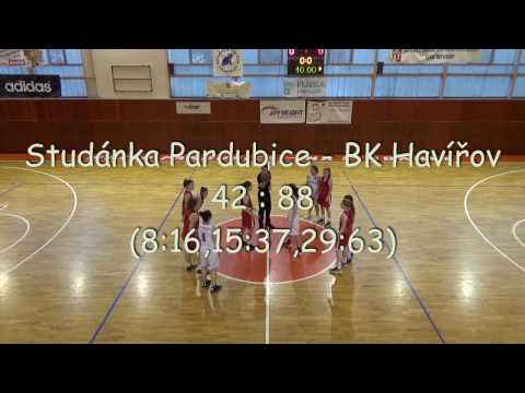 2017 0211 Basket U14 Extraliga U14 Studánka Pardubice - BK Havířov