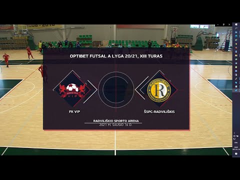 Optibet Futsal A Lyga | FK VIP - ŠSPC-Radviliškis | Rungtynių Santrauka |