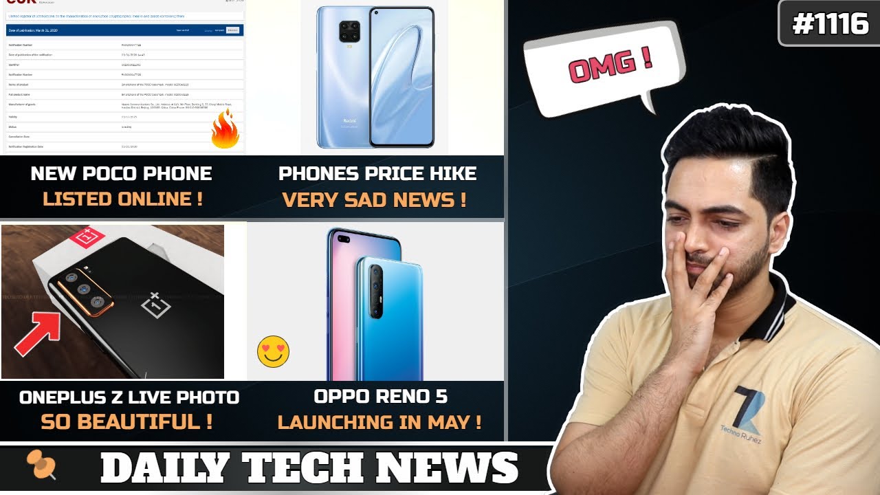 New POCO phone,Xiaomi-POCO & Realme Price Hike India,Jio Free Calls,Oneplus Z Live Photo,Reno 5