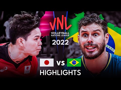 HISTORICAL MATCH | JAPAN vs BRAZIL | Men's VNL 2022
