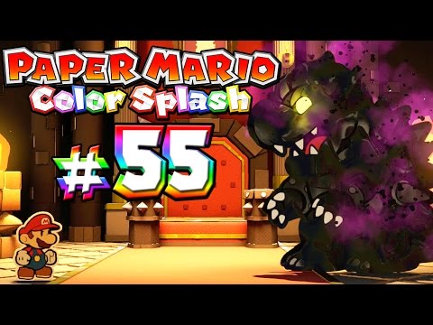 PAPER MARIO: COLOR SPLASH # 55 🎨 Bowsers pechschwarzes Finale! [ENDE]