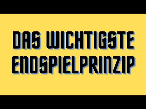 The most important rule to help you get through any endgame! | The most important endgame video