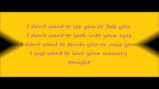 Love Your Memory - Miranda Lambert (Lyrics On Screen)
