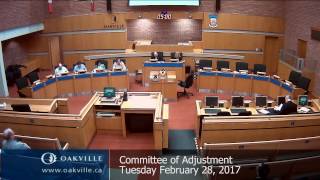 Committee of Adjustment meeting of February 28, 2017