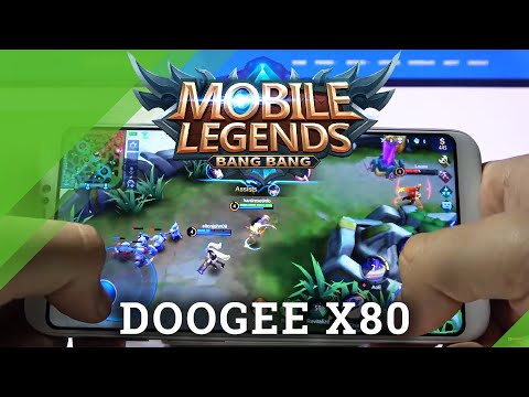 Gameplay of Mobile Legends: Bang Bang on Doogee X80 - Check Performance