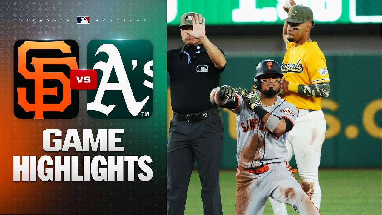Giants vs. A's Game Highlights (5/16/26) | MLB Highlights