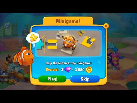 @Fishdom Level 10994 - 10999 and Minigame!