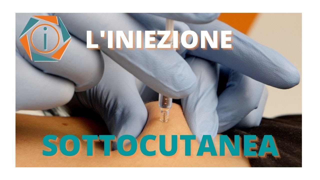 L'INIEZIONE SOTTOCUTANEA | SOTTOCUTE | INFERMIERISTICA IN 2 MINUTI | INFERMIERI online