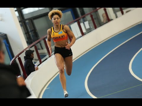 DEMONSTRATION SUR 200m (200m ESF FA) - Championnat IDF ES-SE en salle -  EAUBONNE, 3/02/2019