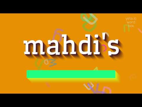 How to say "mahdi's"! (High Quality Voices)