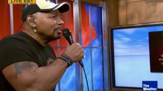 Aaron Neville performs his new song