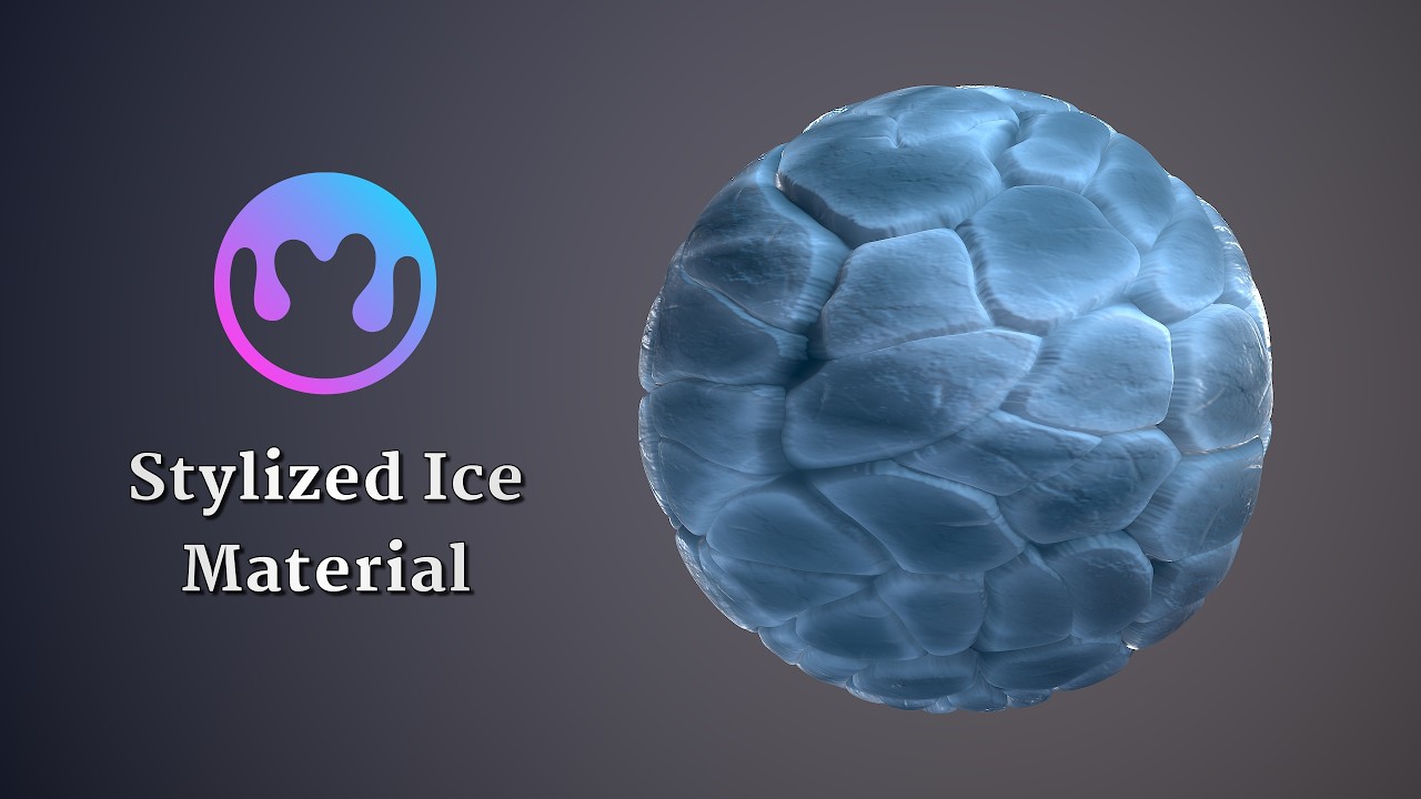 Material Maker - Stylized Ice Material