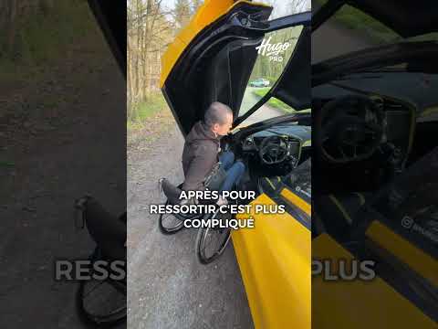 Il adapte sa Mclaren à sa paraplégie ! @Baums92  #voiture  #mclaren  #automobile #paraplégique
