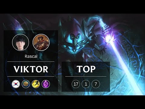 Viktor Top vs Singed - KR Challenger Patch 8.24