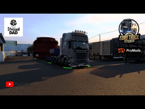 ETS2 ProMods 2.65 | SPECIAL TRANSPORT | Nantes to Civaux FRANCE | Euro Truck Simulator 2 | Gameplay