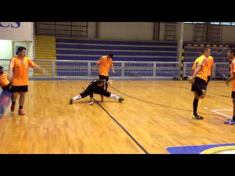 Olha o aquecimento!- Campeonato Masculino de Futsal - Interatleticas 2014